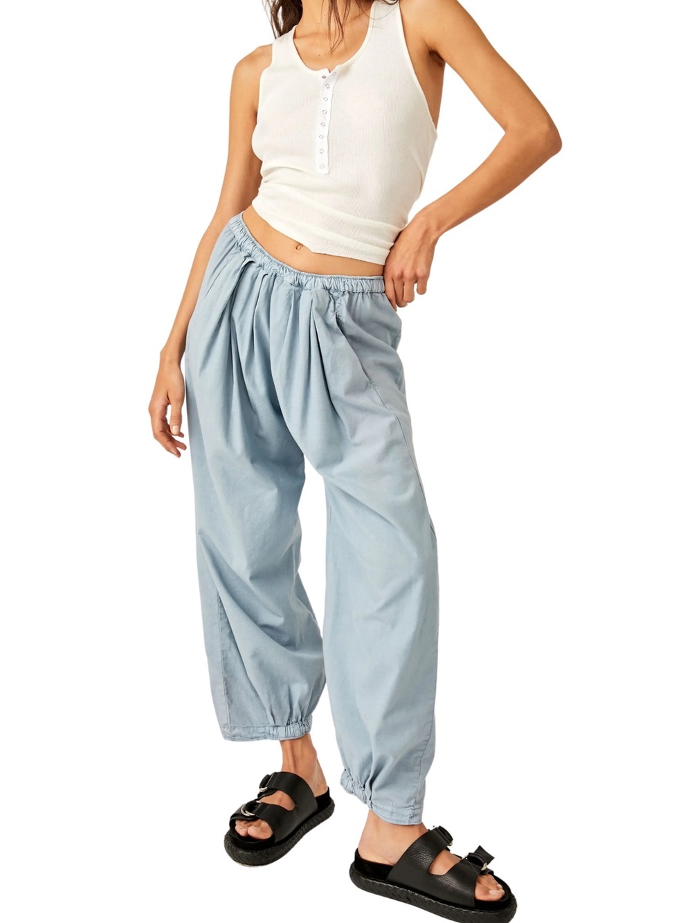 Free People To The Sky Cord Parachute Pant